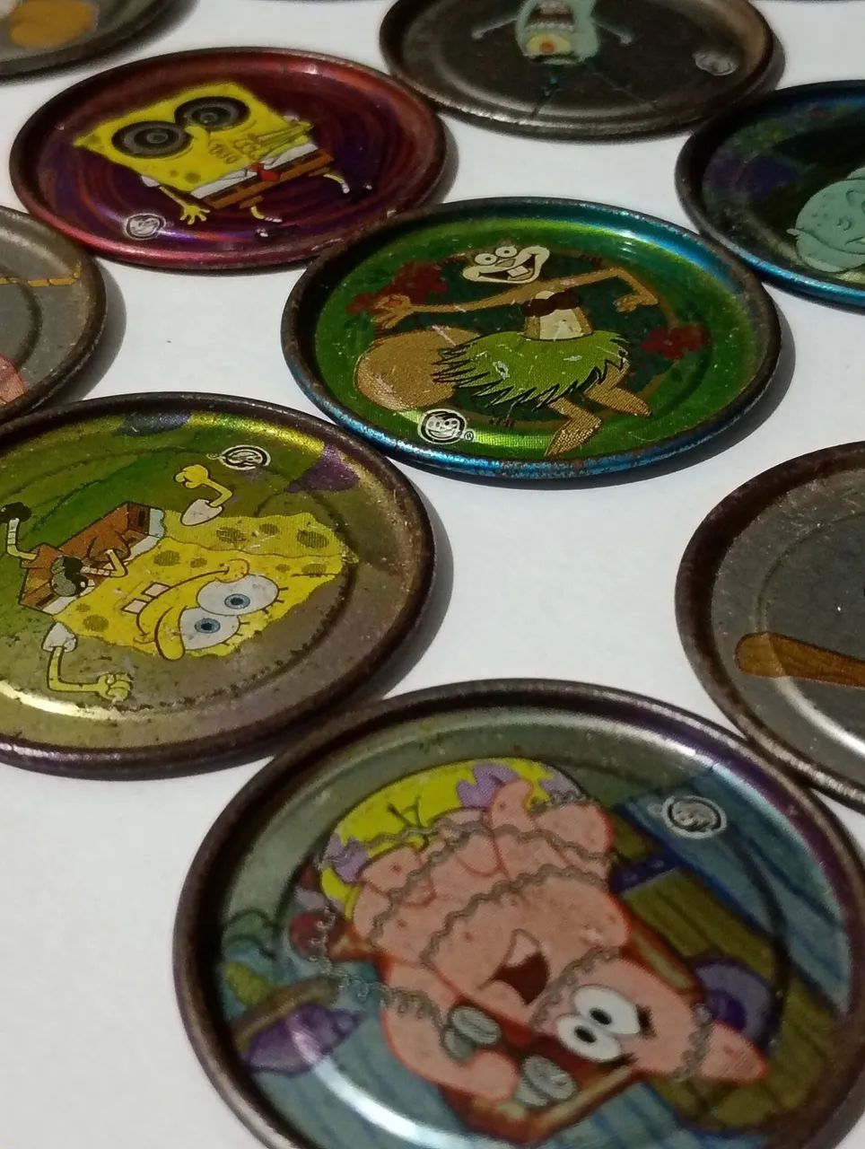 Tazos metálicos Bob Esponja Elma Chips - Foto 2