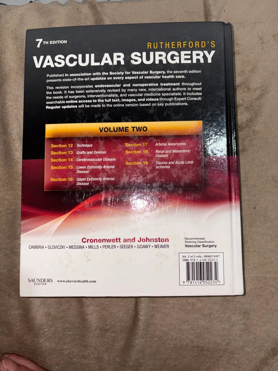 Livro Vascular Surgery Volume 2 ingles  - Foto 2