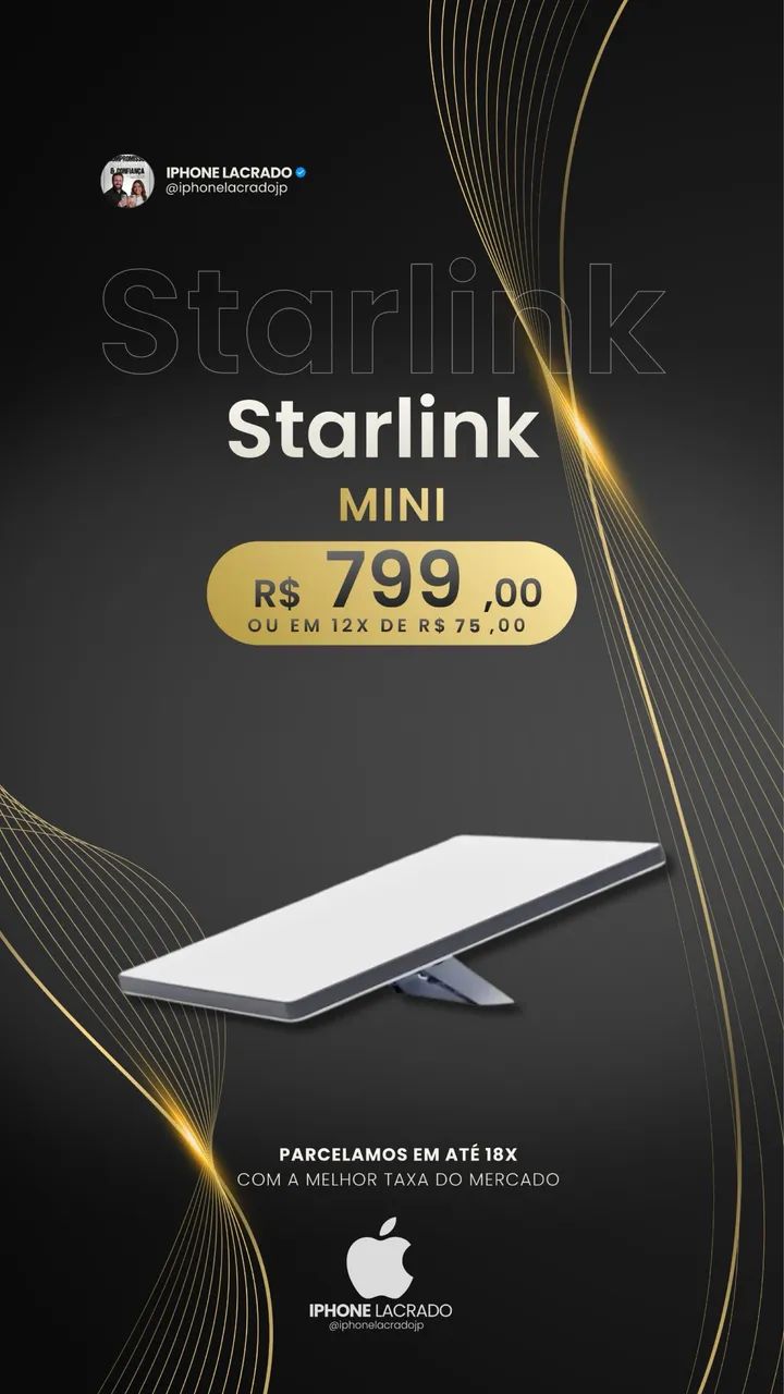Starlink mini lacrada 