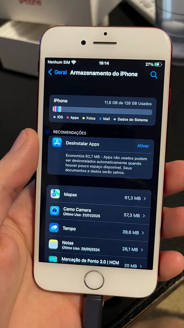iPhone 7 RED - 128GB - Foto 2
