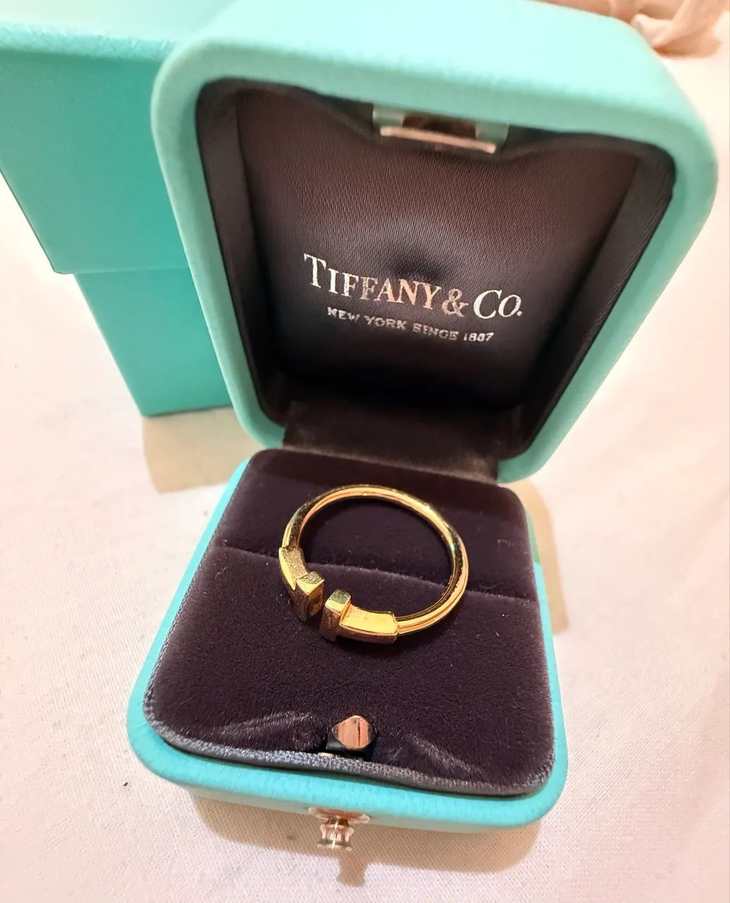 Anel  aliança ouro Tiffany & Co  - Foto 3