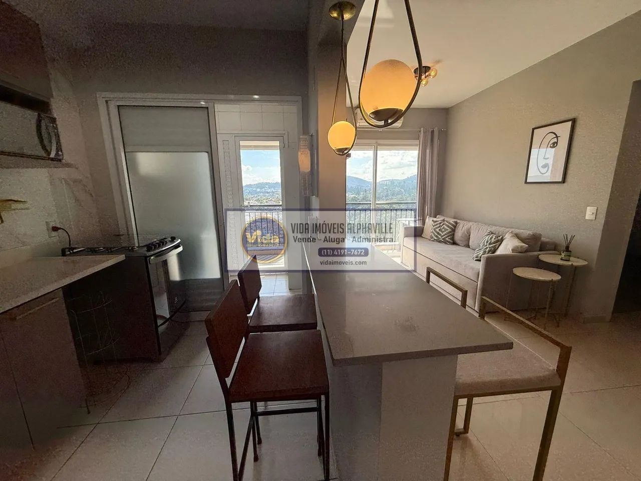 Apartamento Mobiliado em Barueri 65m² 2 Dormitórios - Foto 4