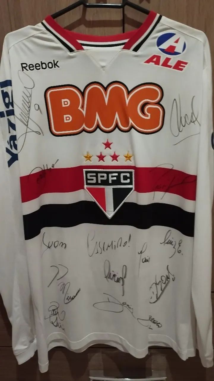 Camisa autografada do São Paulo. - Foto 5