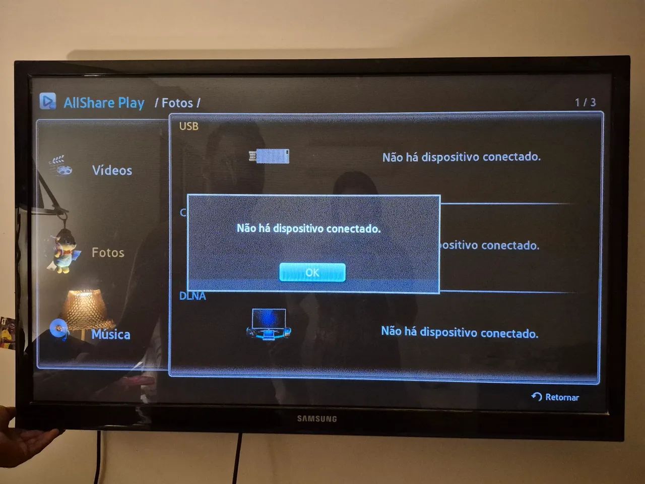 TV Samsung plasma 43 Polegadas - Funcionando Perfeitamente - Foto 3
