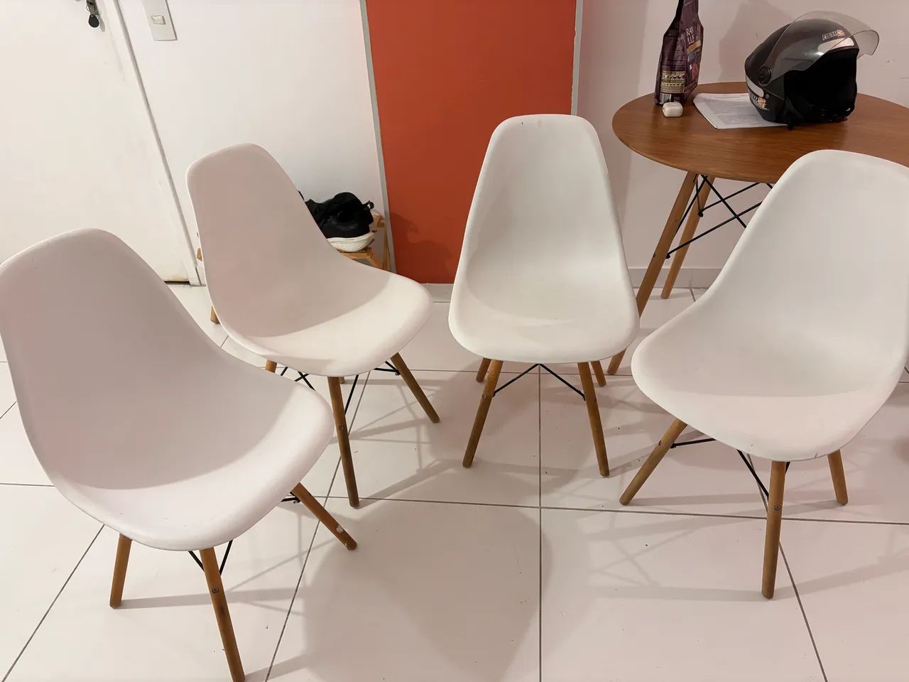 4 Cadeiras Charles Eames Eiffel - Foto 5