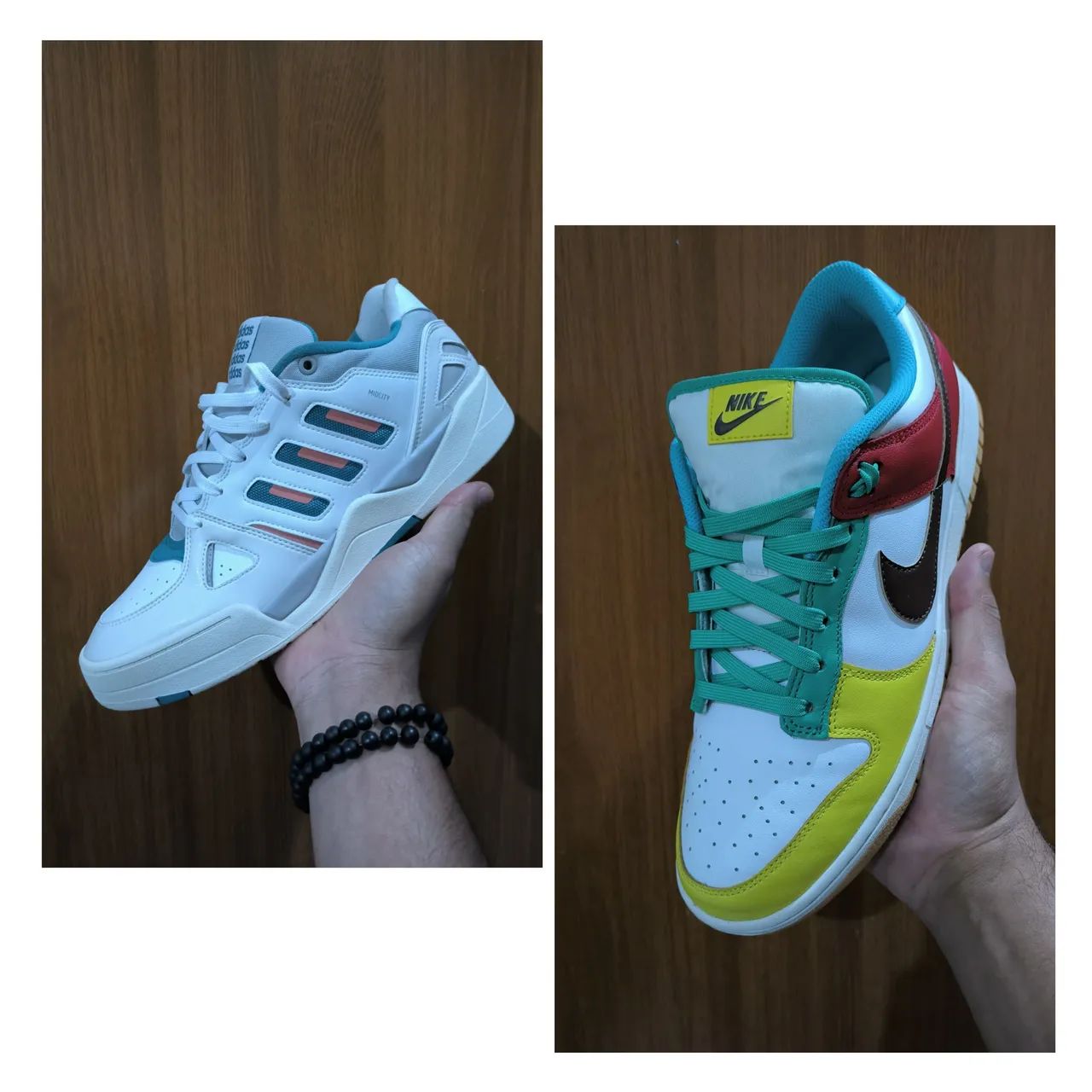Adidas Mid City & Nike Dunk Low Free99 