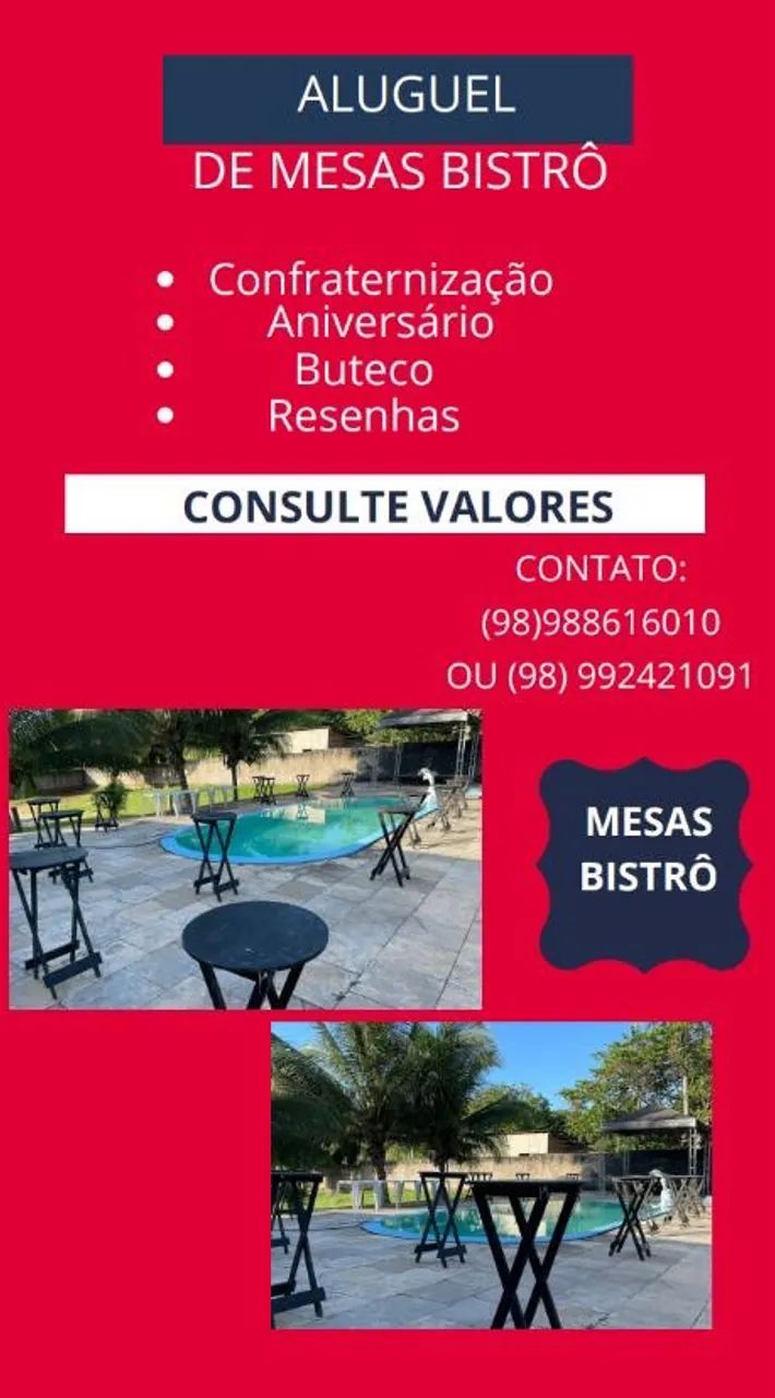 Mesa bistrô 
