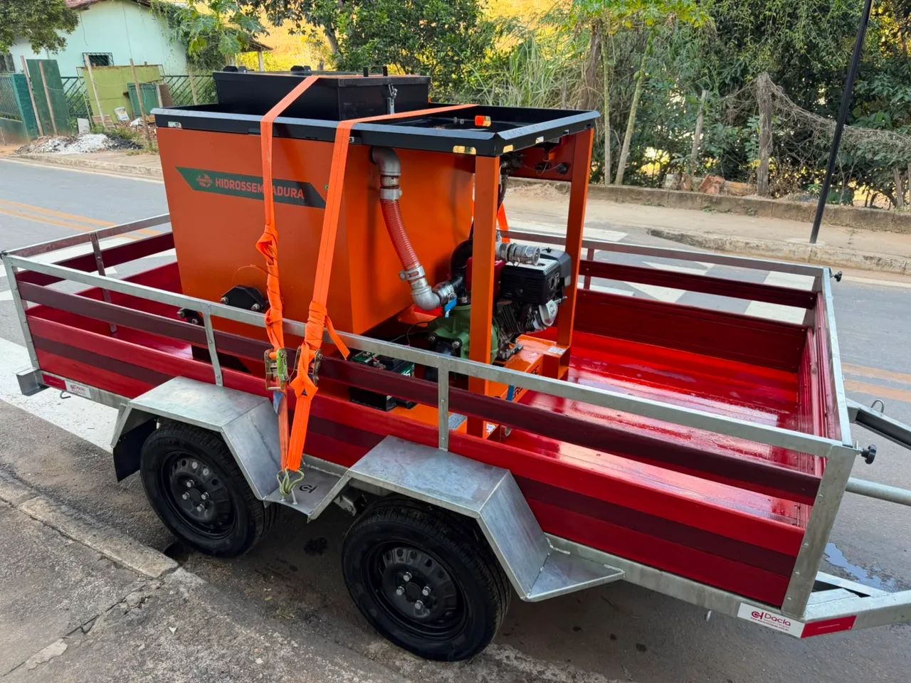 Hidrossemeadora Verdetec VTEC-500 500L + Carretinha Reboque 0 km | Apenas 6 Horas de Uso - Foto 3