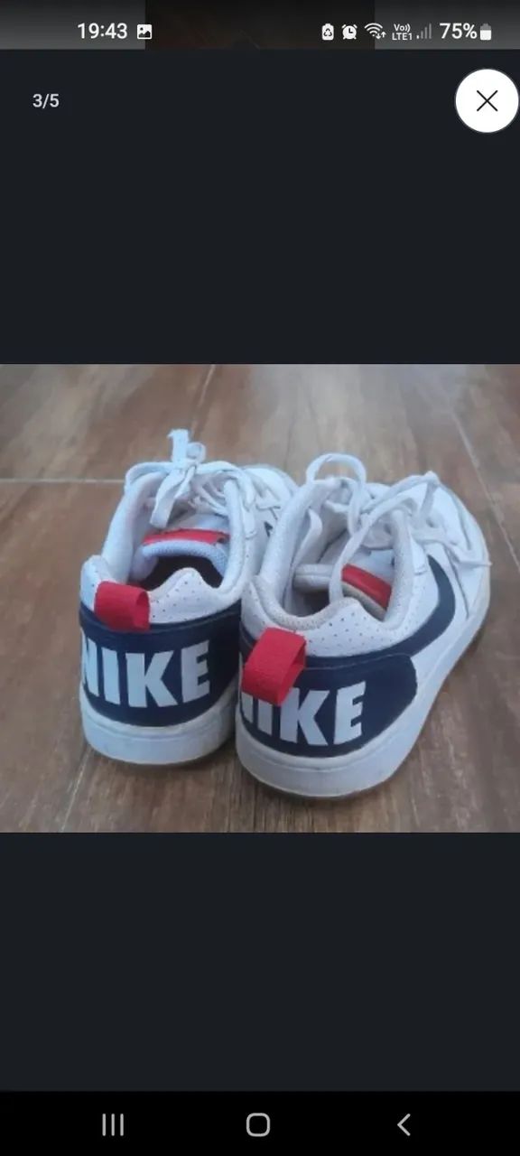 Tênis Nike N35 original couro  - Foto 2