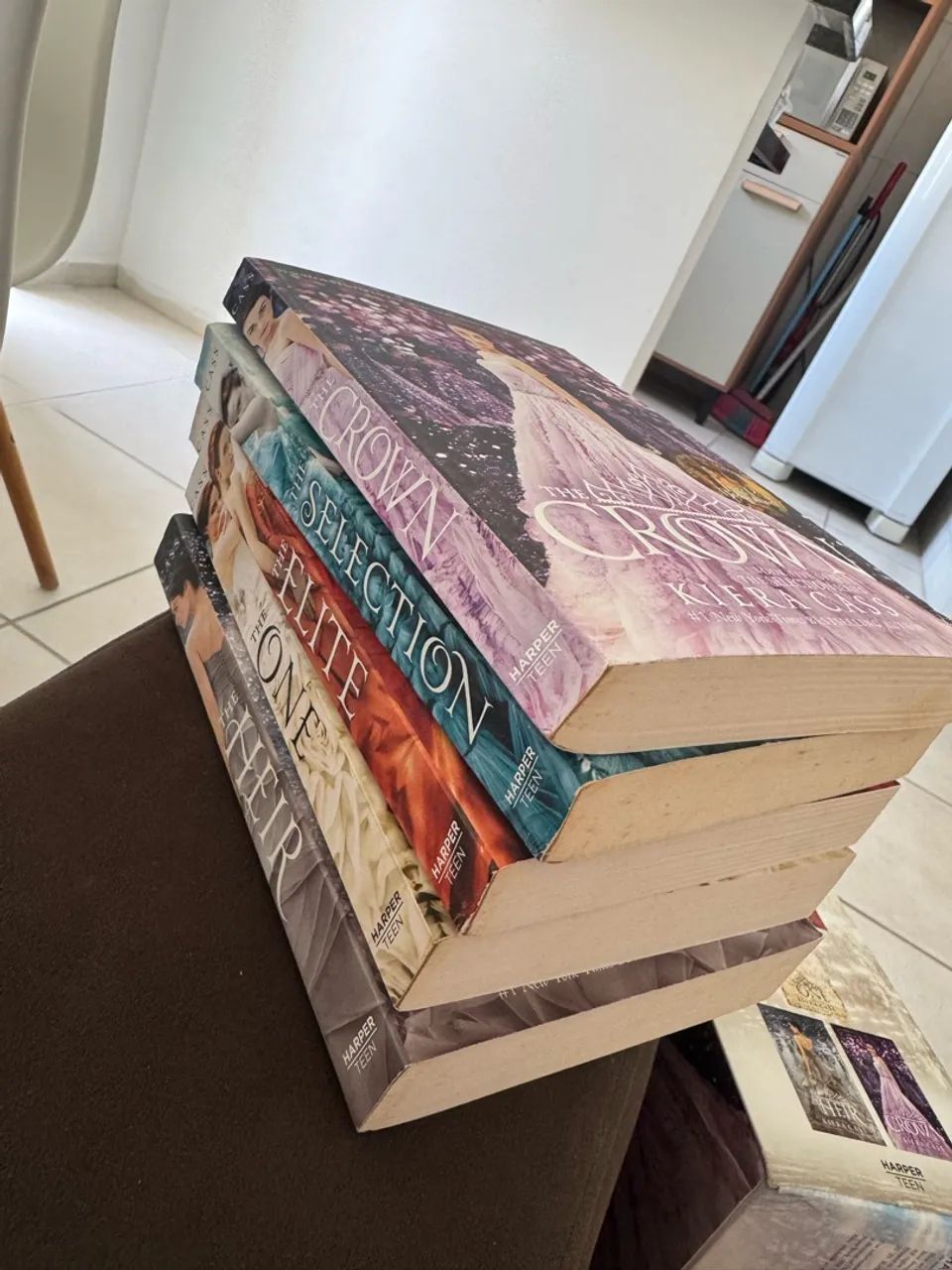 8 Livros série The Selection