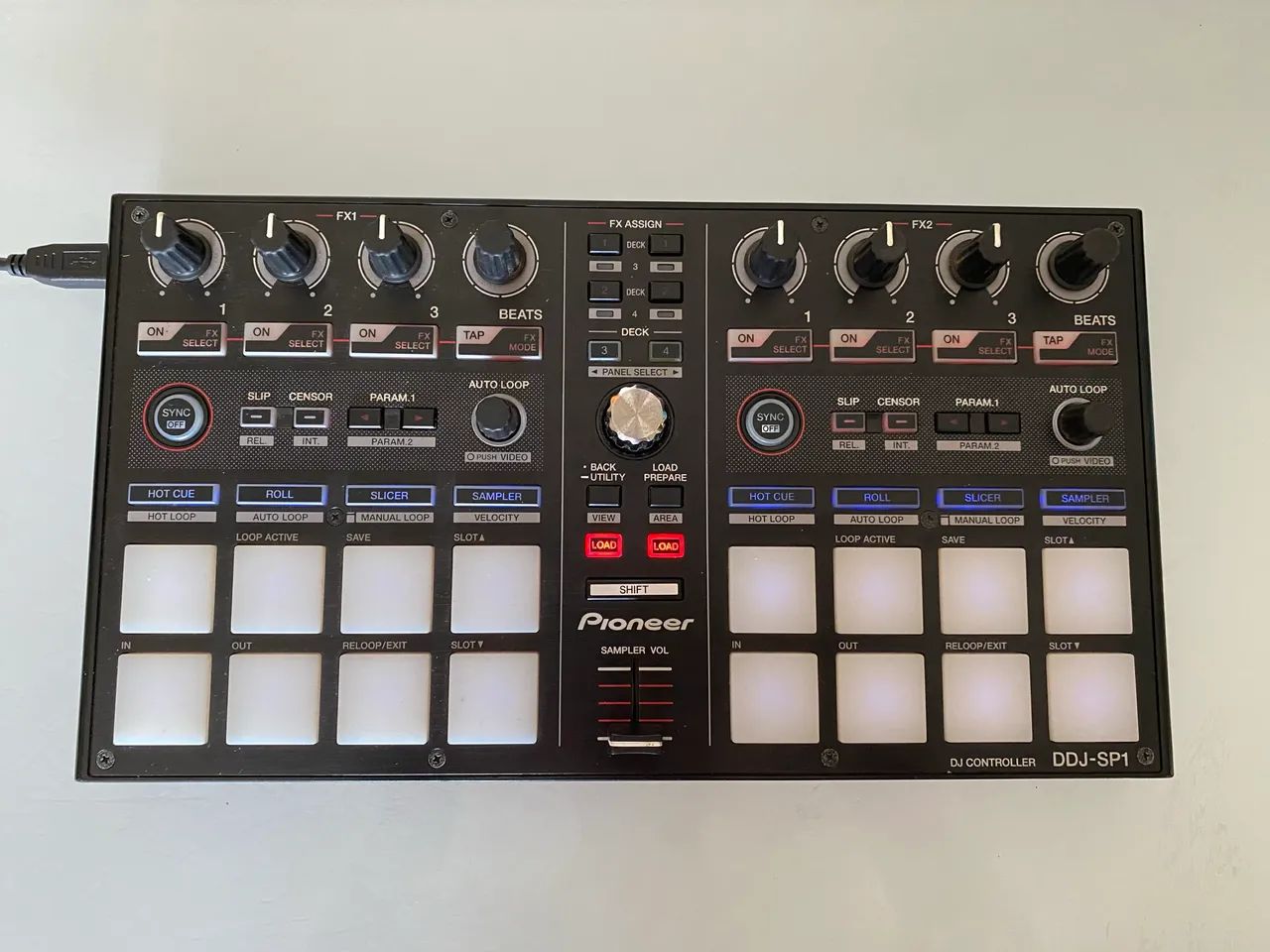 controladora ddj dj-sp1 pioneer midi dj sp1 serato - Ñ é xp1 xp2