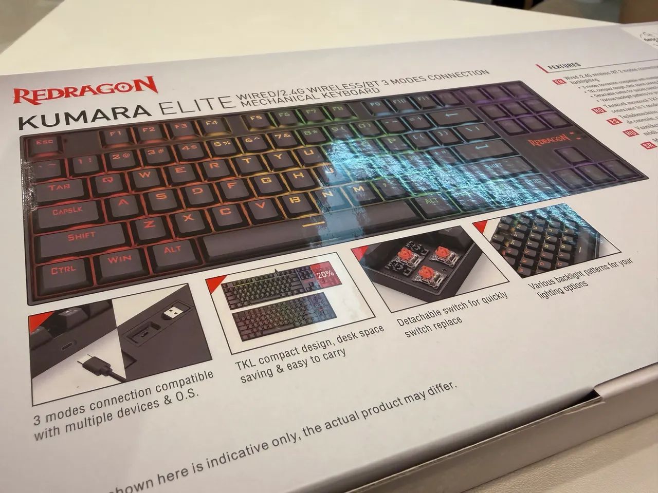 Teclado mecânico sem fio - Foto 2