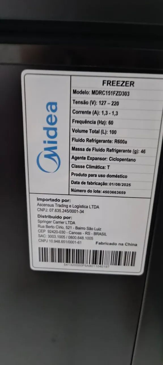Freezer 100L litros - 6 meses de uso - Foto 3