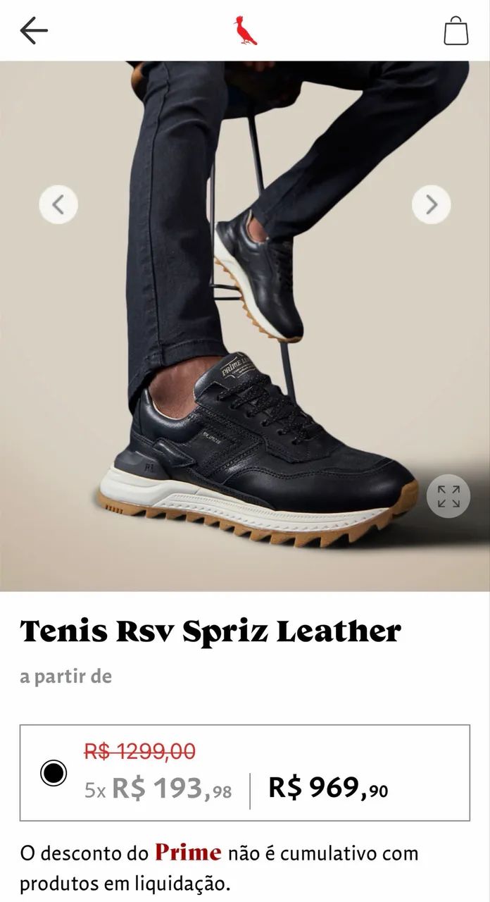 Tênis RSV Spriz Leather - Seminovo - Calçados Esportivos - Parque