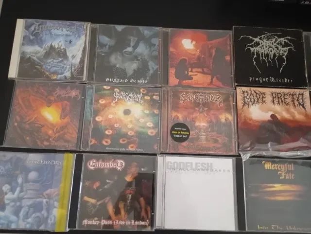 CDS METAL DIVERSOS - DEATH BLACK THRASH a partir de R$20 - CDs