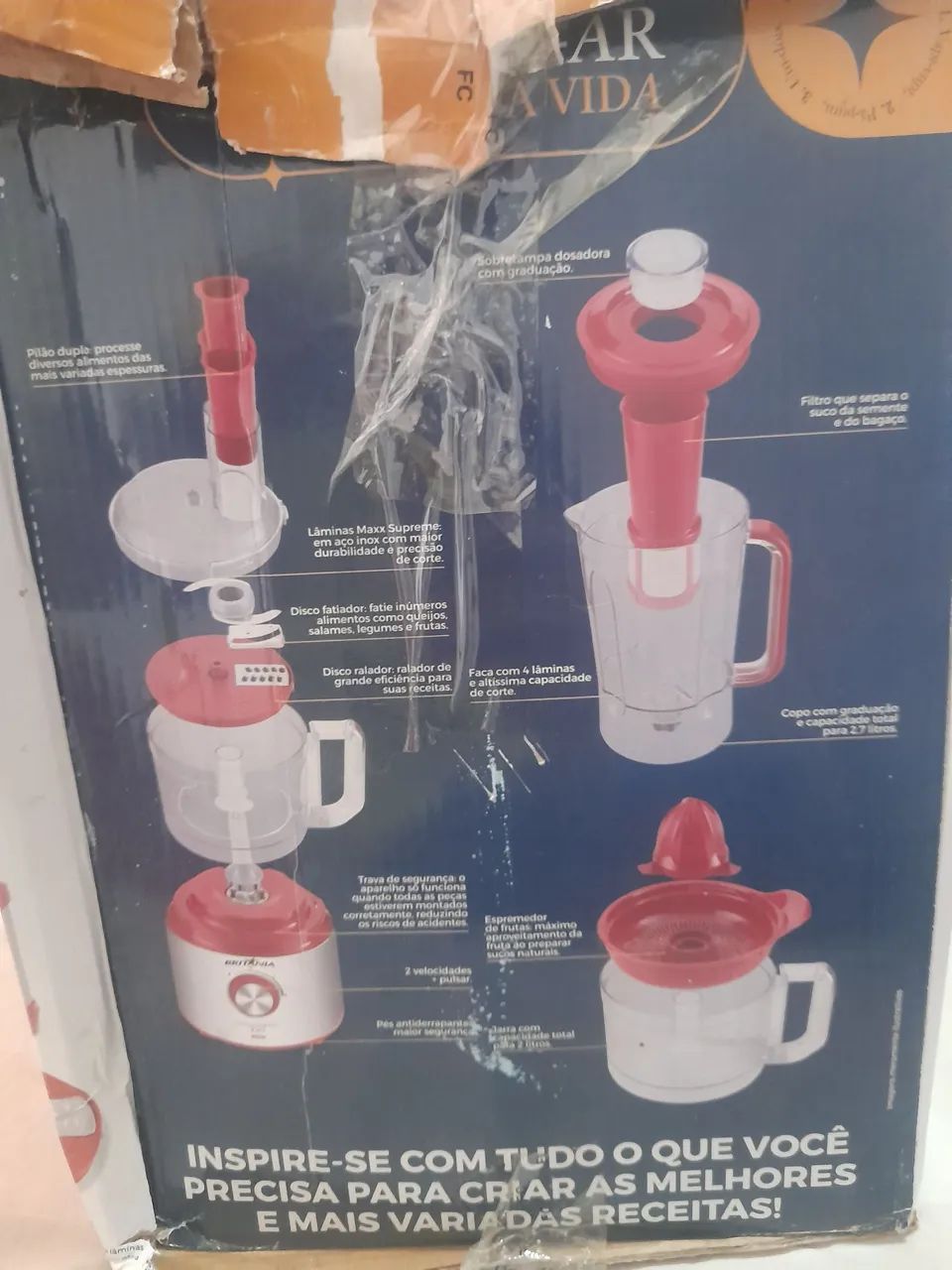 Multiprocessador Britânia 900w 220V - Foto 2