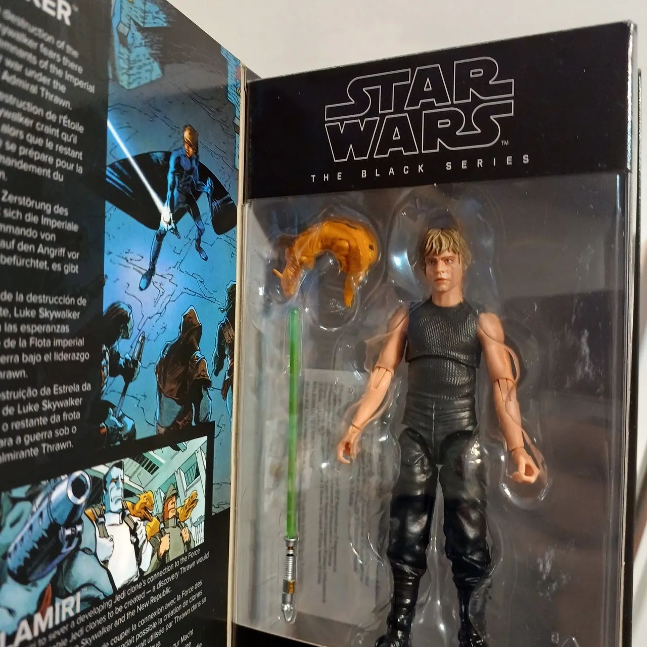 Boneco Luke Skywalker (Star Wars) - Black Series Pack Hasbro - Foto 2
