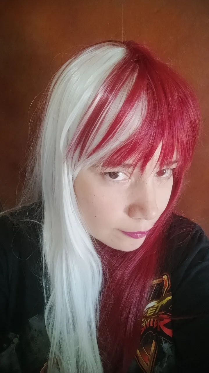 Peruca Todoroki - Versão Feminina Cosplay - Foto 3