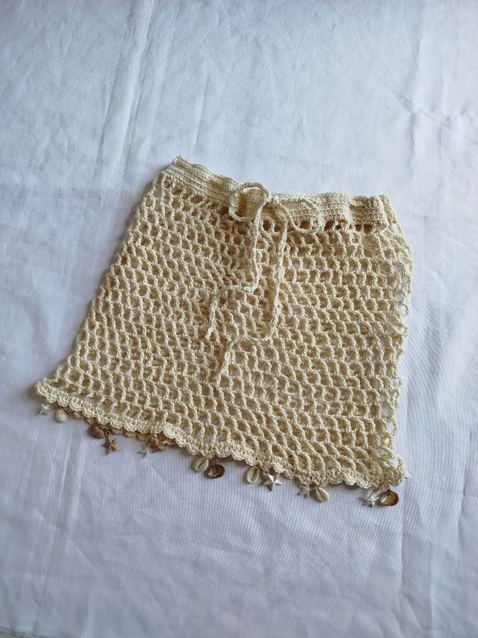 Saia crochê 