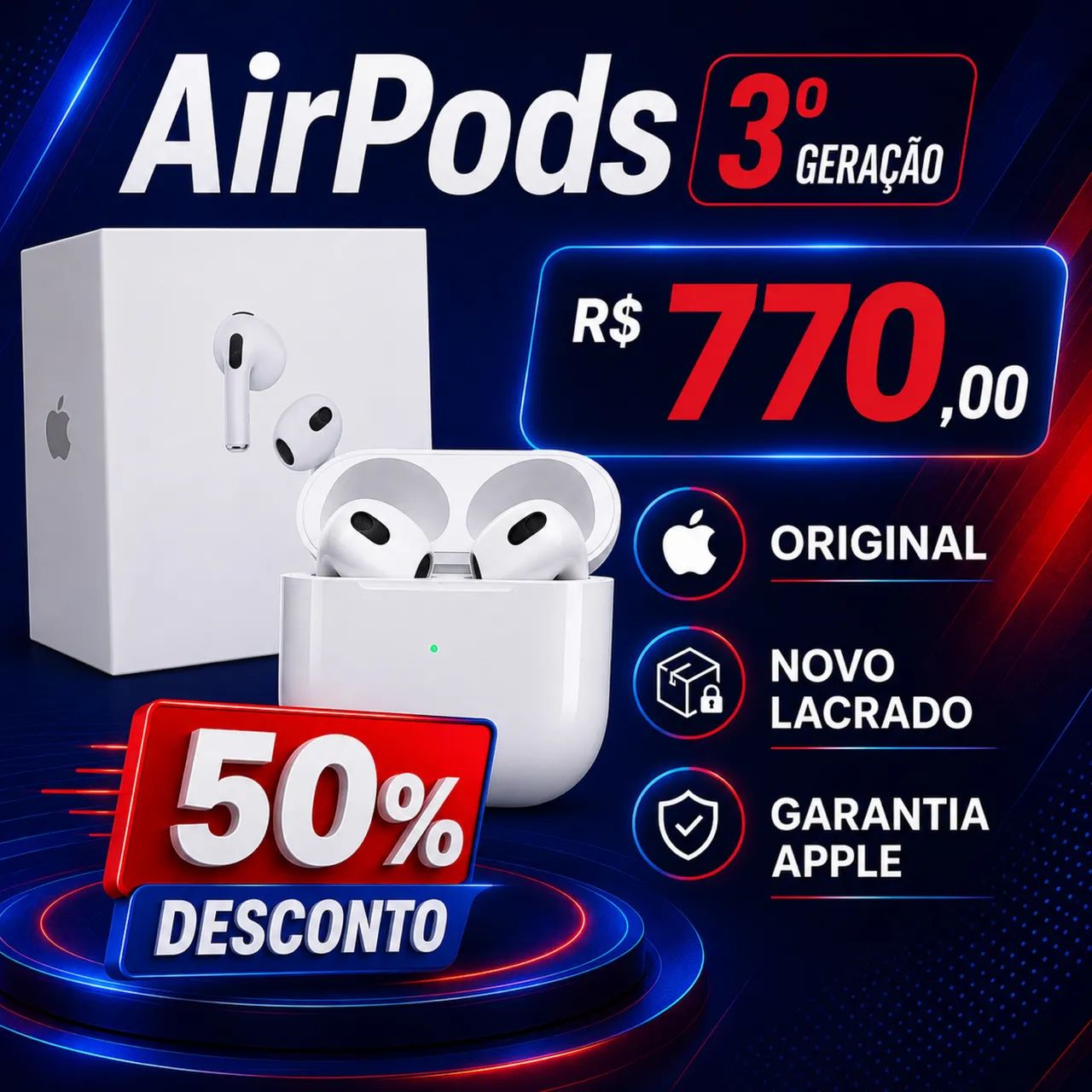 AirPods 3° Ger. Original Apple