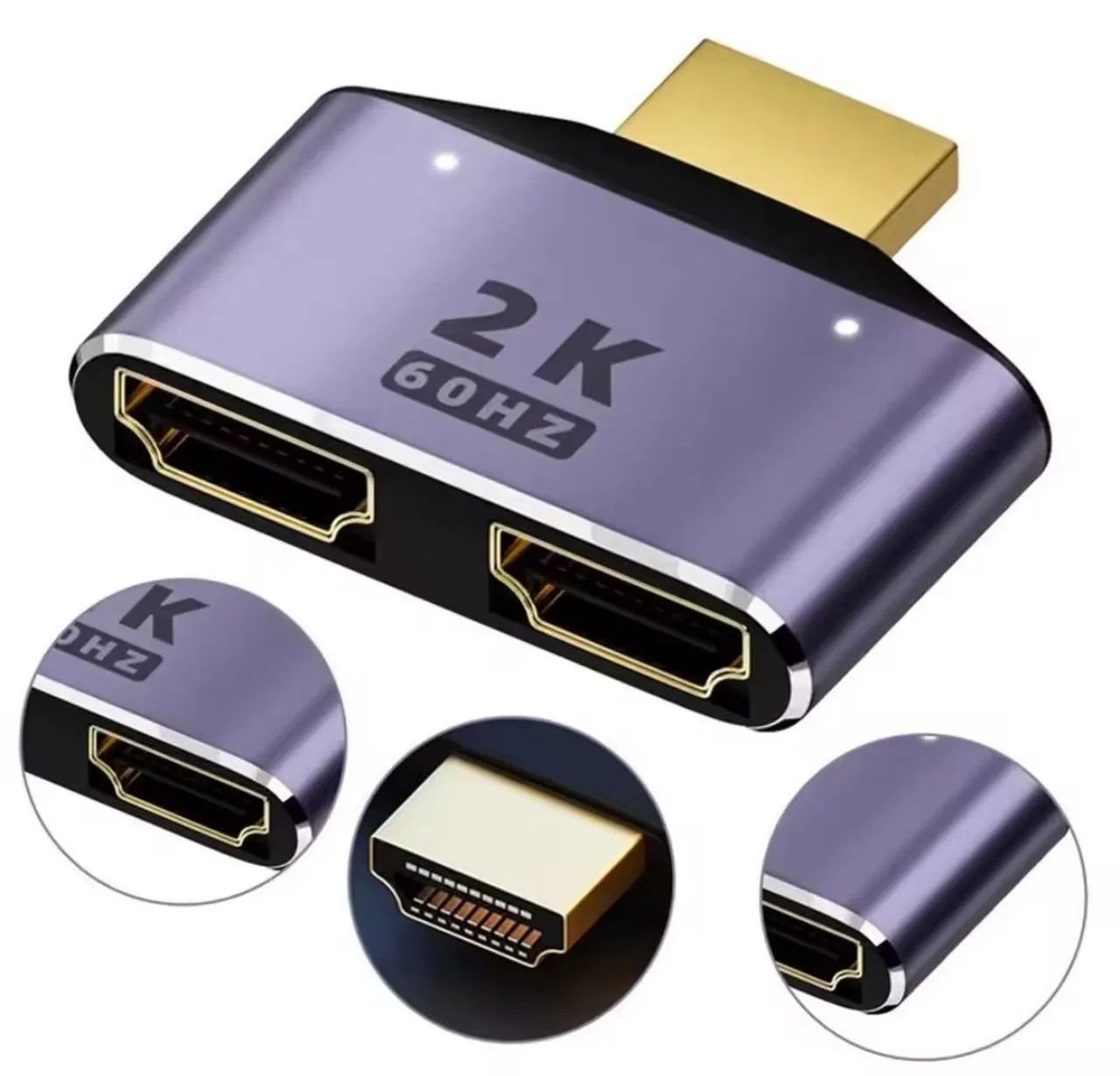 Adaptador divisor HDMI 2K