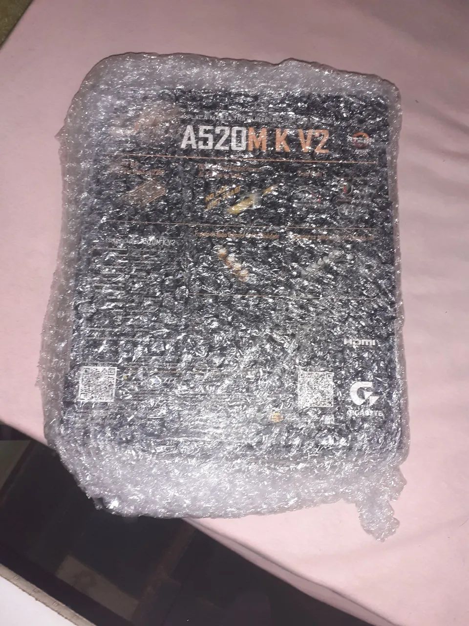 Placa mae A520M K V2 NUNCA USADA - Foto 2