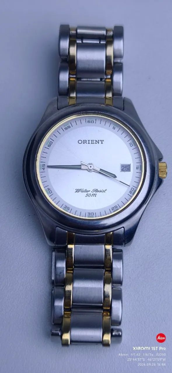 Relógio Orient quartz com calendário  - Foto 3