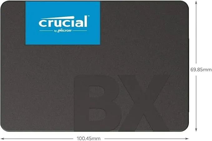 SSD interno 1TB Crucial BX5001, 3D NAND SATA de 2,5 polegadas, até 540 MB/s, 1 