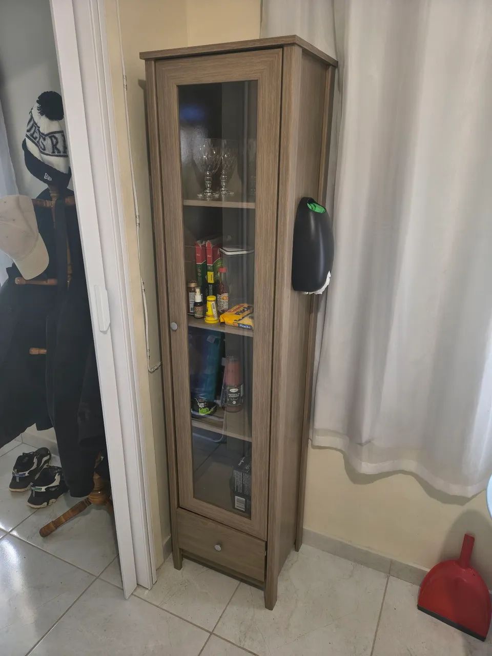 Cristaleira Ditália 1 porta, estado de nova