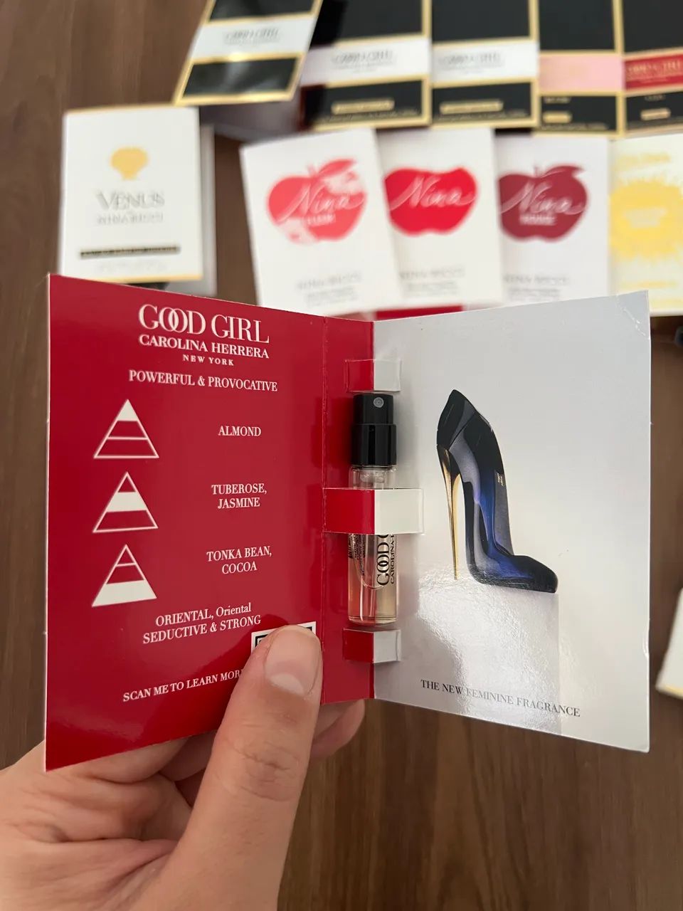 Amostras perfumes importados originais modelos variados