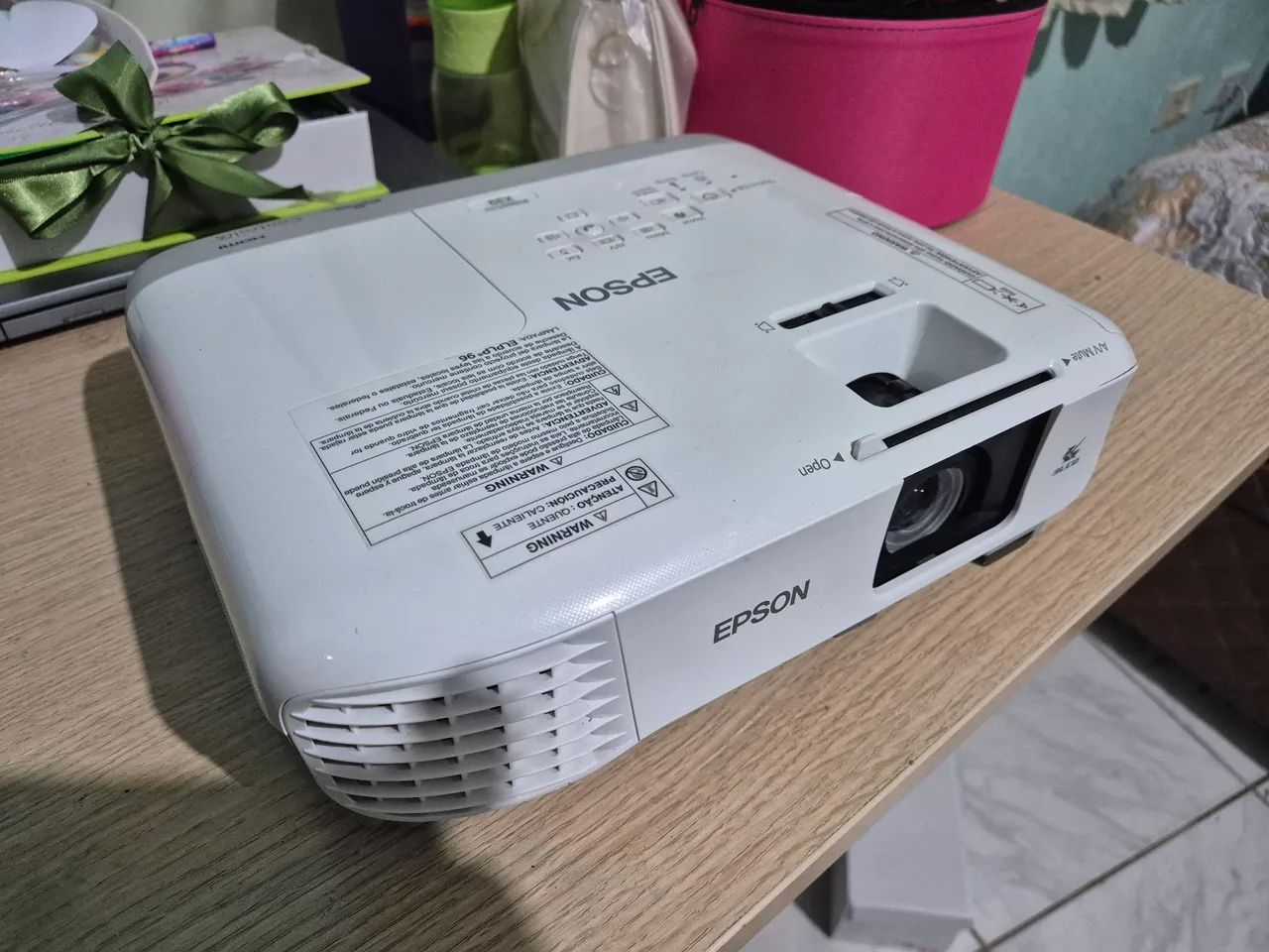 Projetor Epson powerlite x39, 3500 lumens. excelente. Nota fiscal - Foto 2