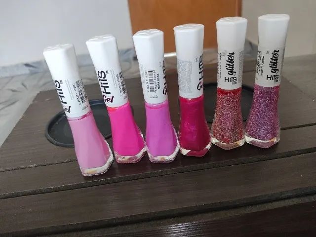 Lote 10 esmalte novo hits e miss rose - Foto 2