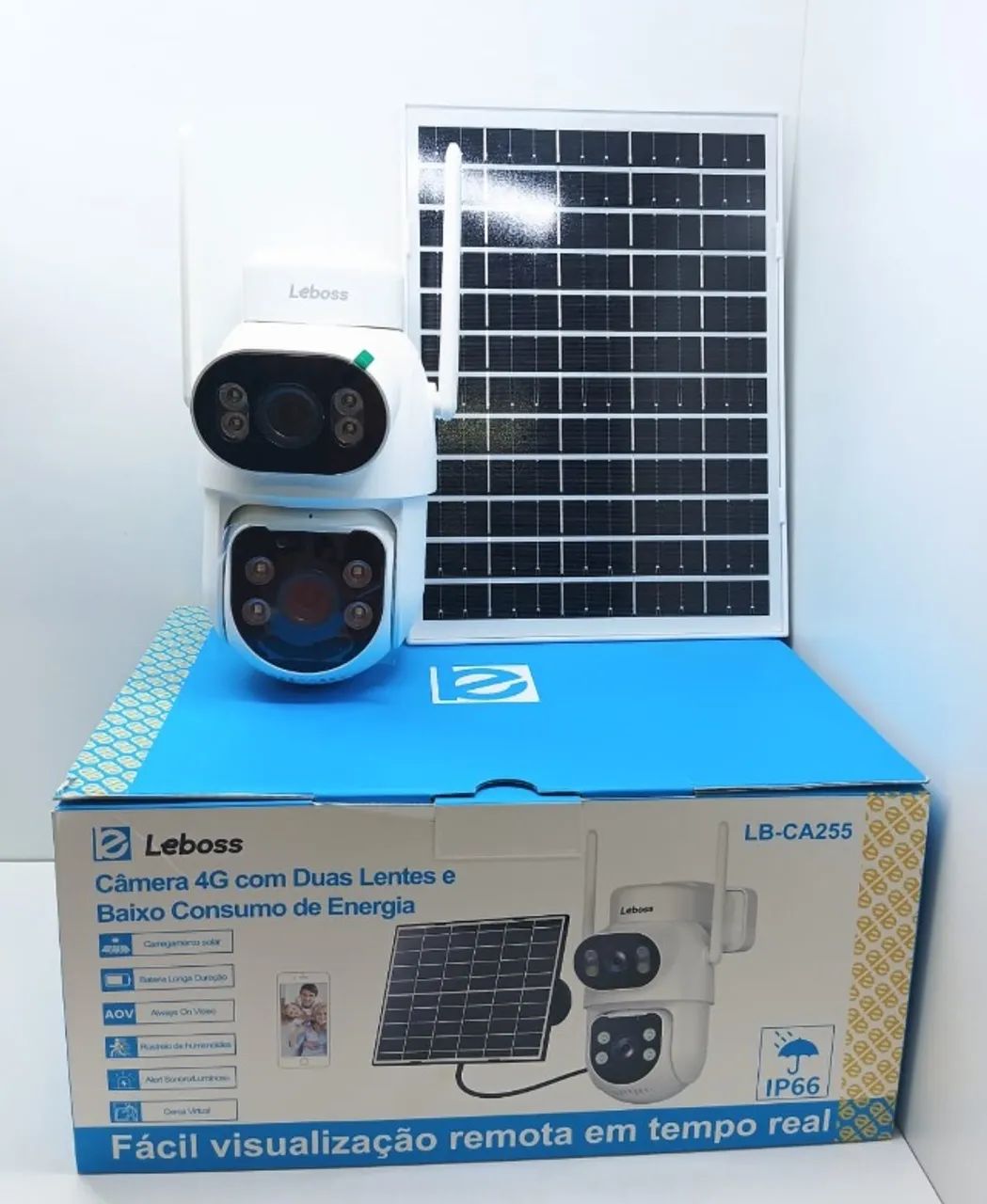 Câmera Com Duas Lentes - Leboss - Lb-ca255