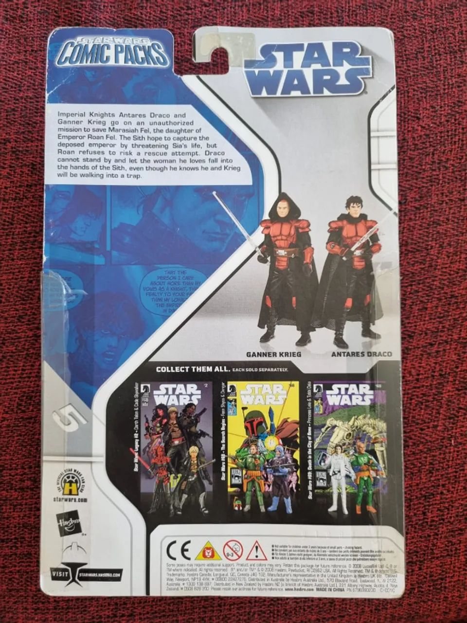 Star Wars Legacy Comic Pack - Antares Draco E Ganner Krieg - Foto 2