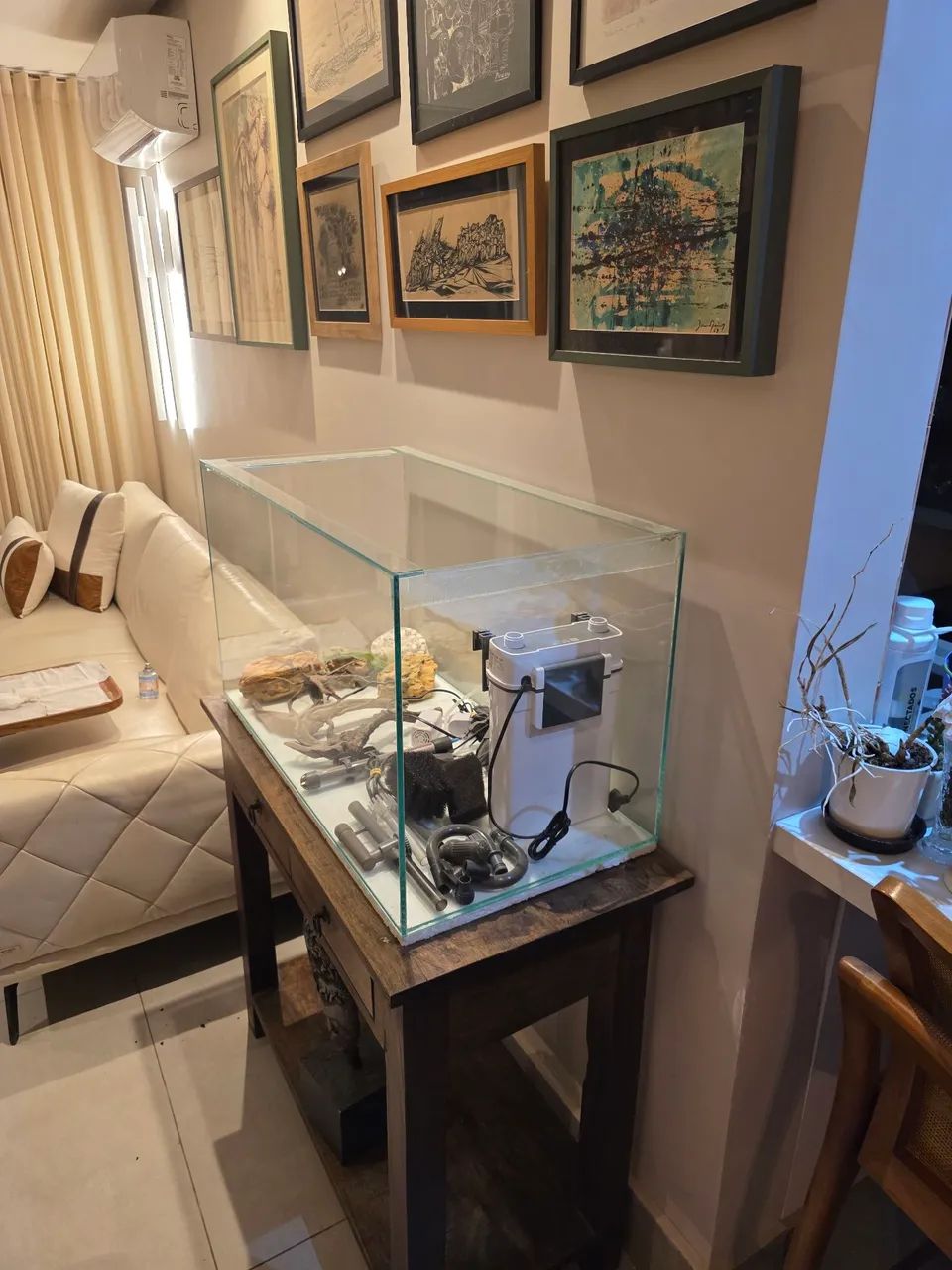 New 144-liter aquarium, 80 x 45 x 40 cm446519554186291205