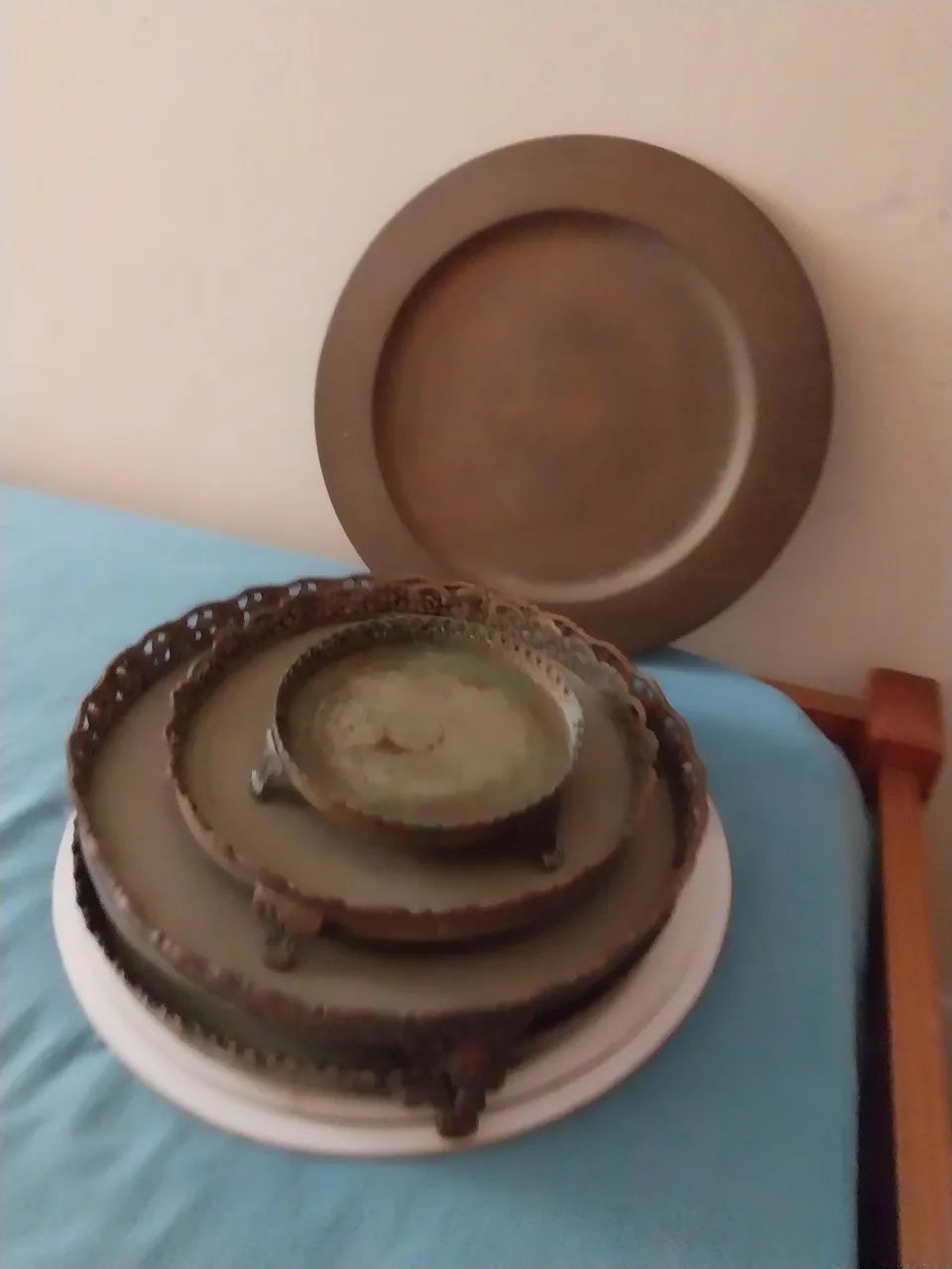 Vendo bandejas pra colocação de doces em seu evento em modelo rústico e sofisticado  - Foto 2