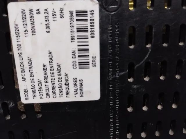 Nobreak APC Back-UPS 700 Com Garantia - Foto 3