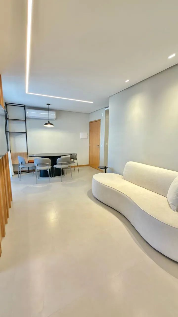 Apartamento mobiliado e decorado tudo novo com 3 quartos com vista mar