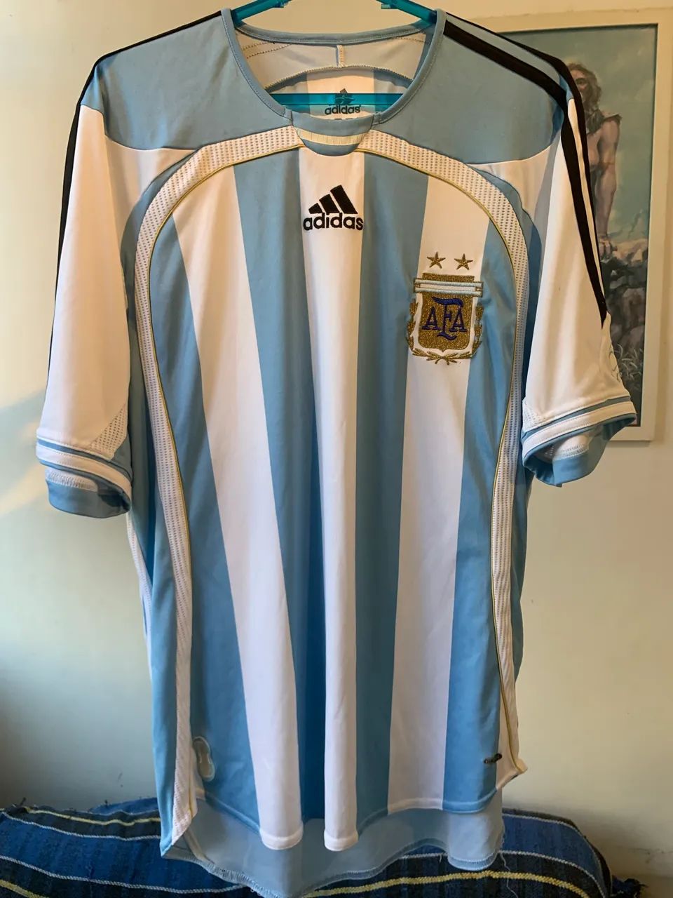 Camisa Argentina Home Kit 2006 Adidas Original