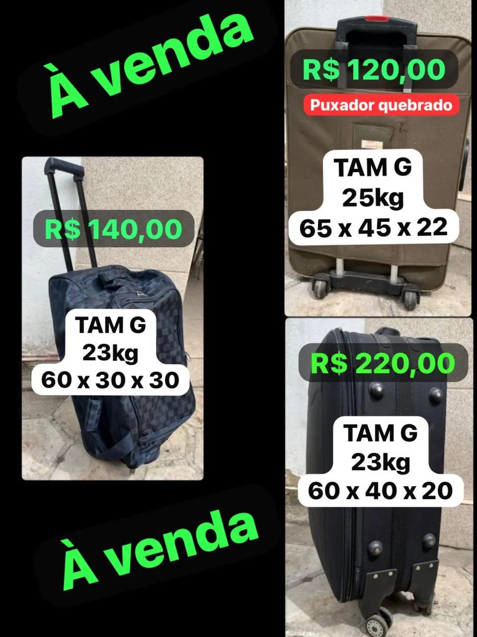 Malas Grandes - usadas