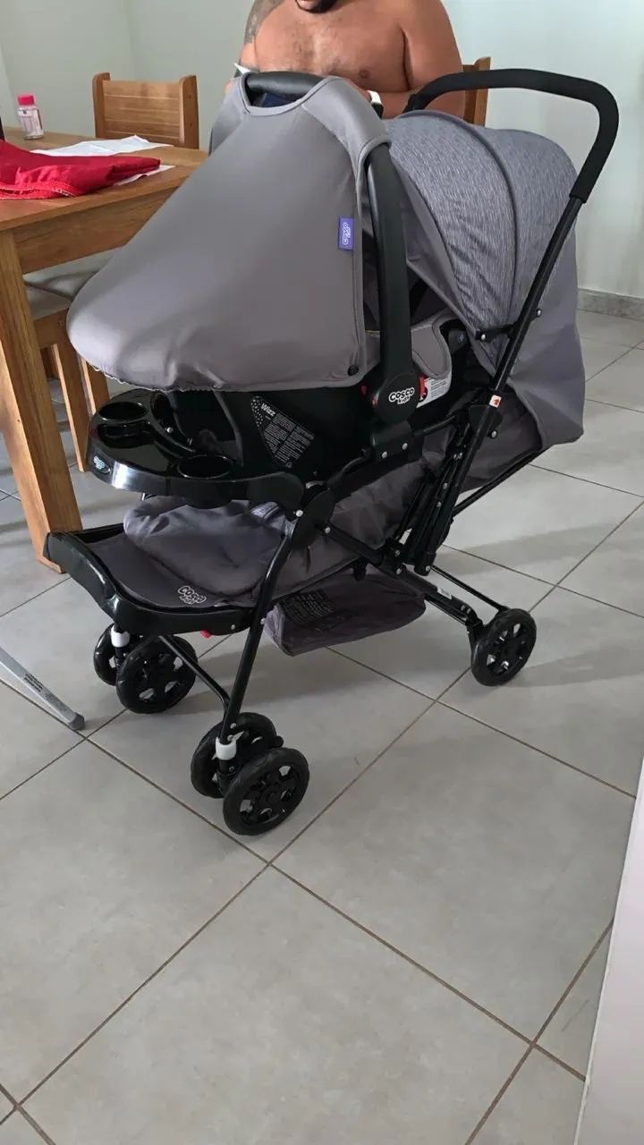 Vendo kit bebê conforto e carrinho  - Foto 2