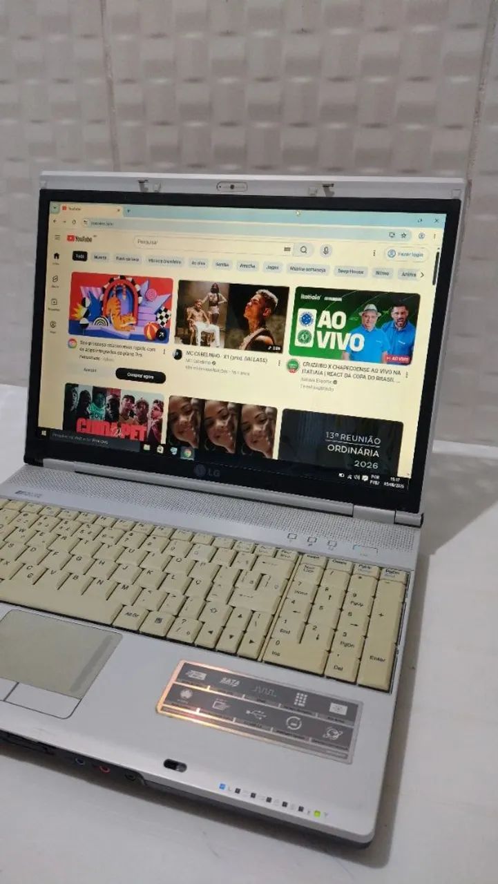 Notebook LG Core 2Duo Windows 10Pro Ativado 2G Telão 16" TOP - Foto 3