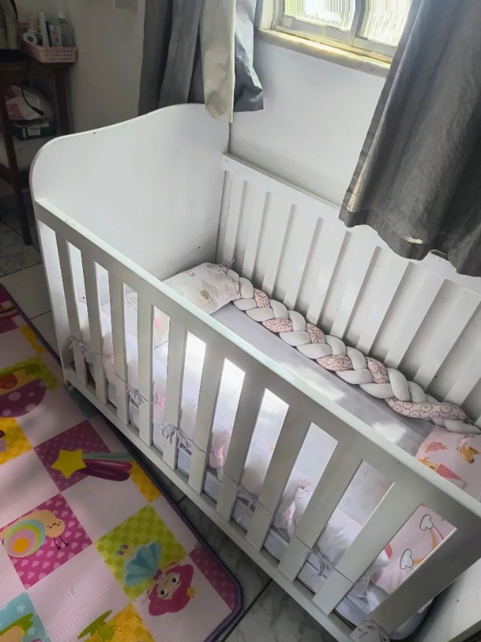 Berço Infantil com colchão impermeável  - Foto 3
