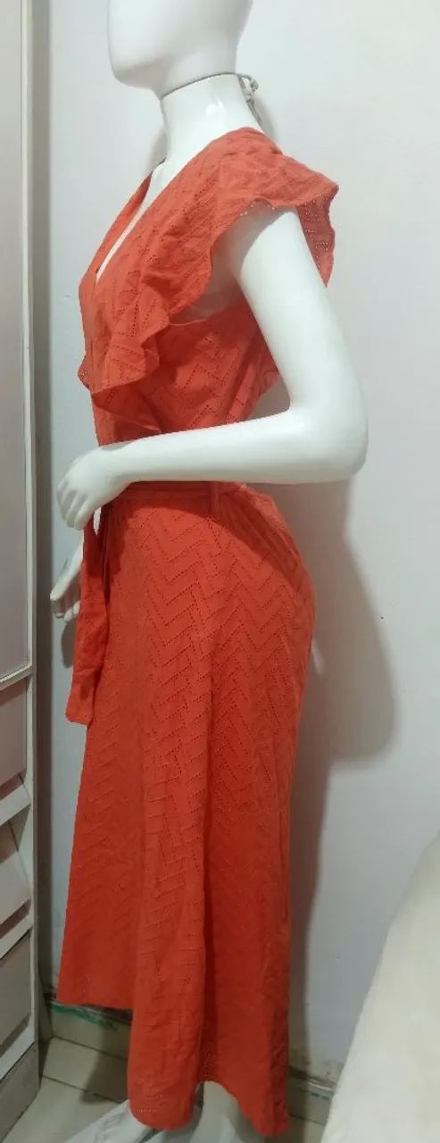 Vestido Seminovo Chocoleite M - Foto 2