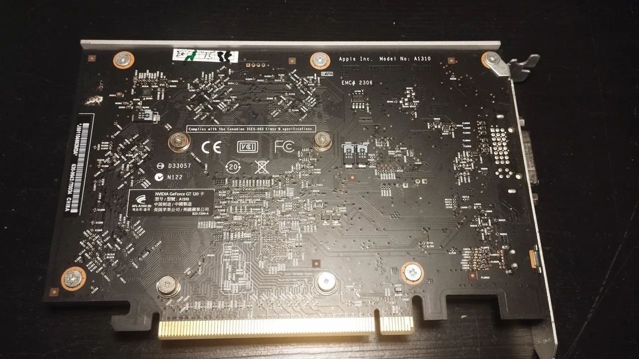 Placa de Vídeo Apple NVidia Geforce GT 120 A1310 (usada ótimo estado) - Foto 2