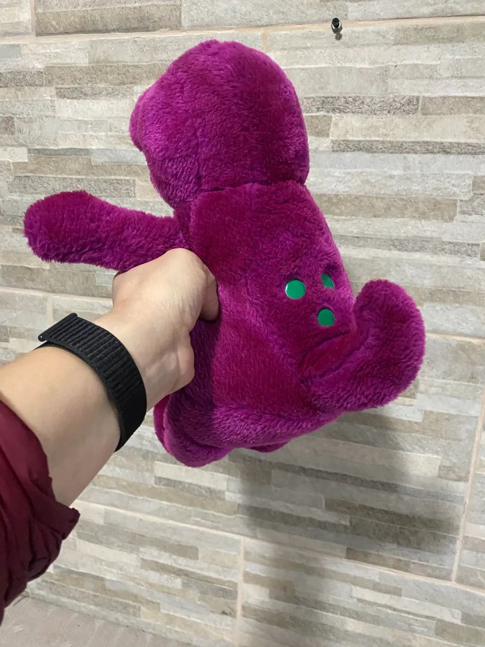 Pelúcia do boneco Clássico do Barney o Dinossauro  - Foto 5