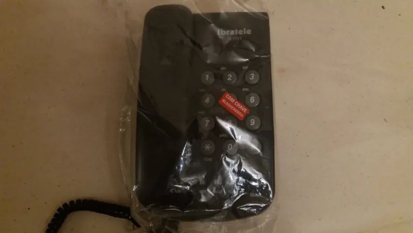 Telefone Fixo Ibratele - Modelo BR1018 - Com chave de bloqueio - Foto 3