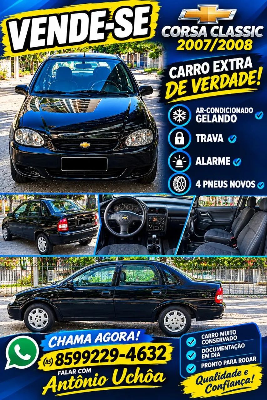 Chevrolet Corsa Corsa Sed Class.Life 1.0/1.0 FlexPower 2008