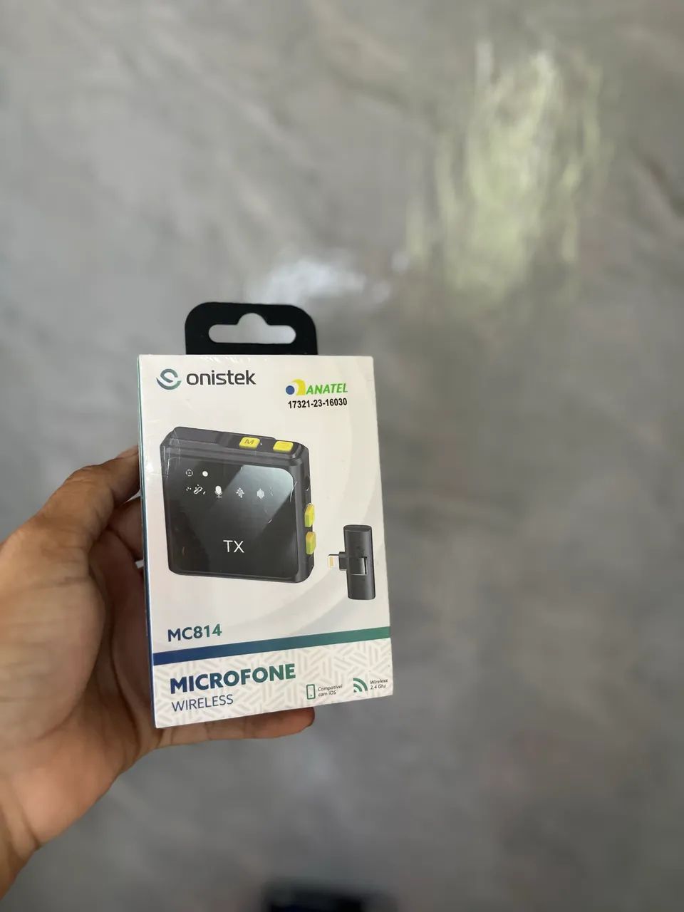 Microfone de lapela onistek iPhone - ENTREGA A DOMICÍLIO 