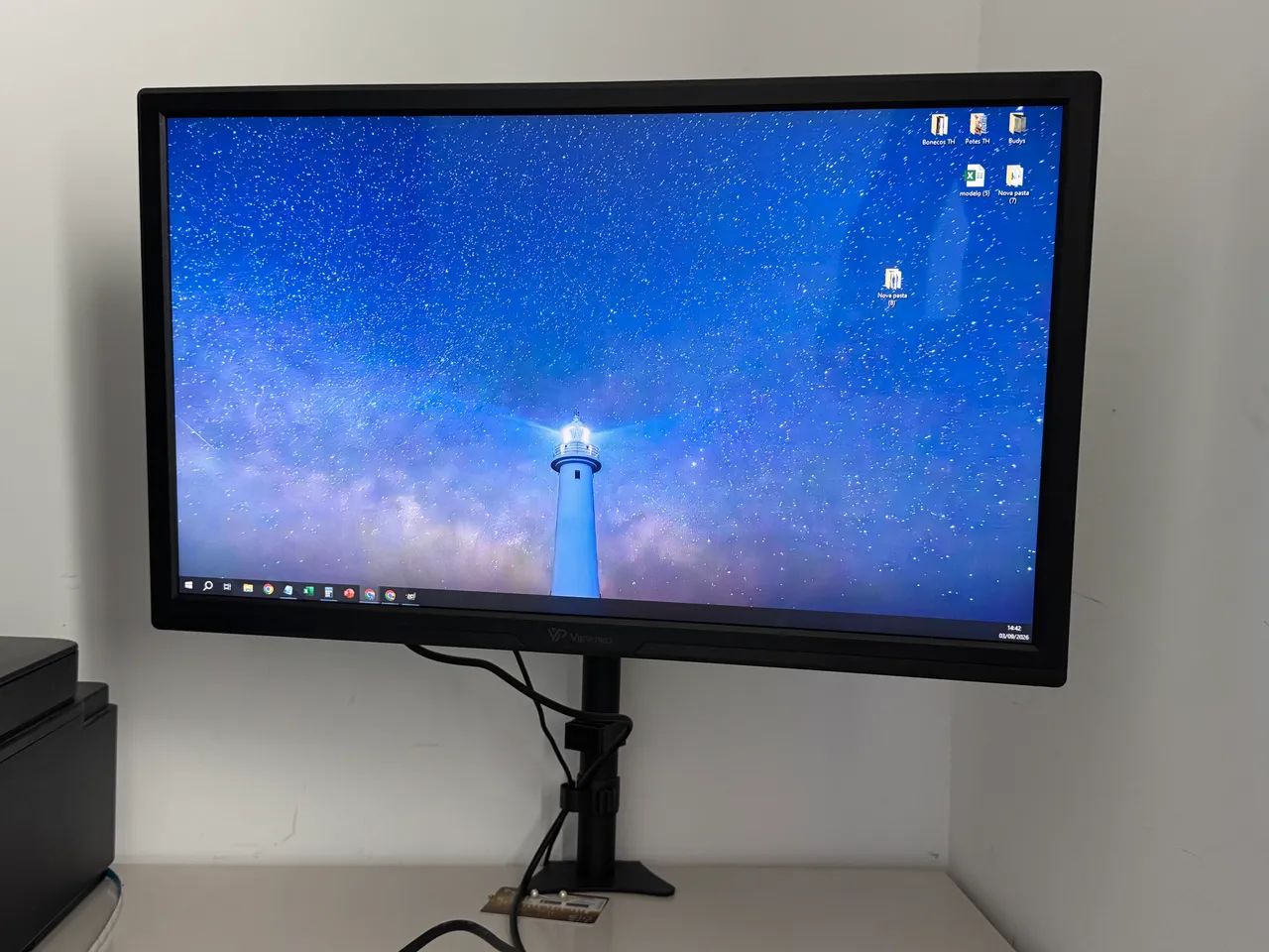 Monitor Viewpro 23.6 Polegadas Full HD LED + Suporte (Preto) - Foto 3